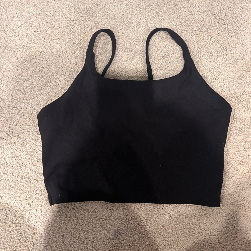 Two workout tops brand new only worn once, red and black